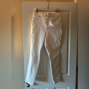Good American white skinny jeans